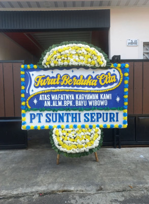 Papan Bunga Duka di Planjan